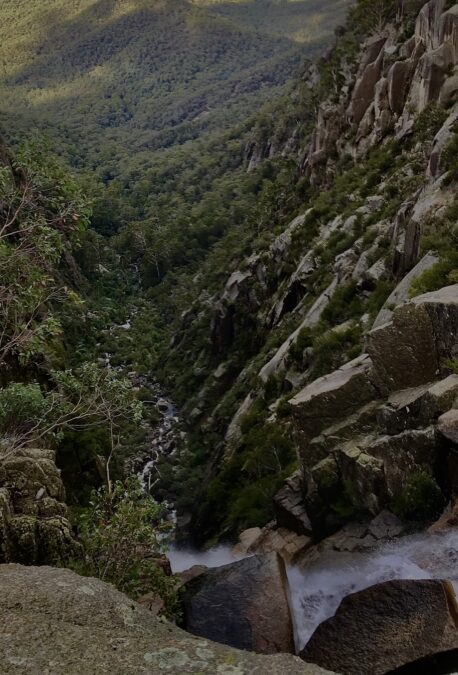 Portrait of Crystal Brook Falls