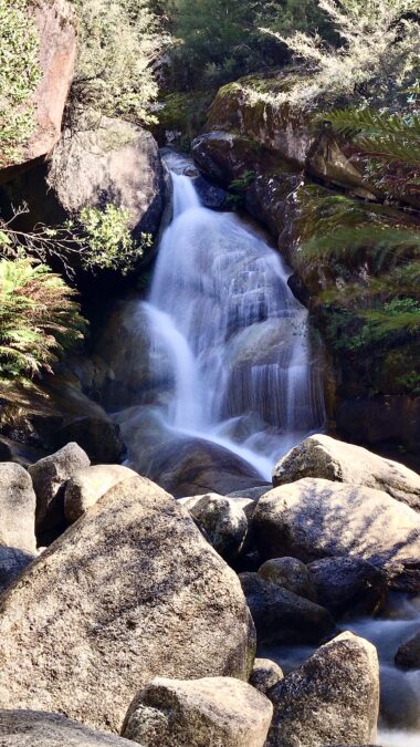 Portrait of Lady Bath Falls